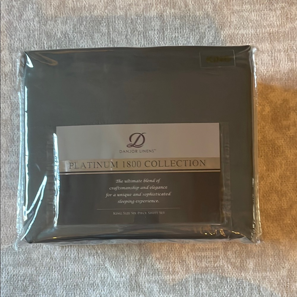 Danjor Linens Platinum 1800 Collection Sheet Set - Gray